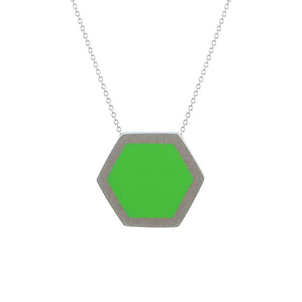 Hex pendant - medium
