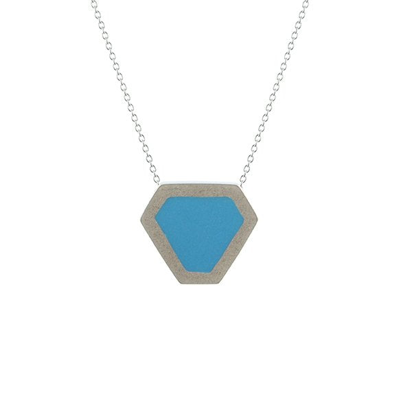 Tronqué triangle pendant - small