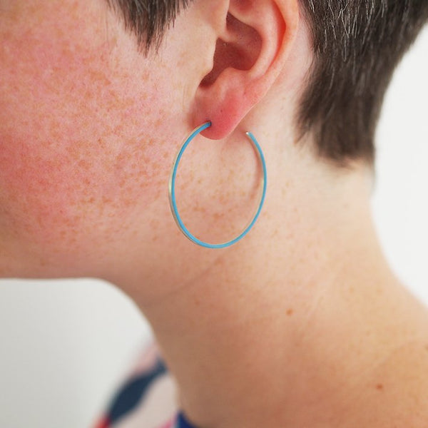 Créole cercles hoop earrings - medium