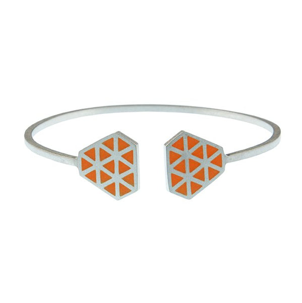 Iso tronqué triangle open adjustable bangle