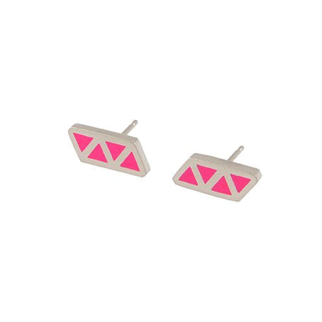 Triangle quatre stud earrings