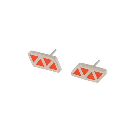 Triangle quatre stud earrings