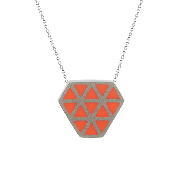 Iso tronqué triangle pendant - small