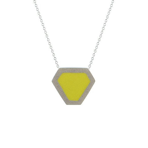 Tronqué triangle pendant - small