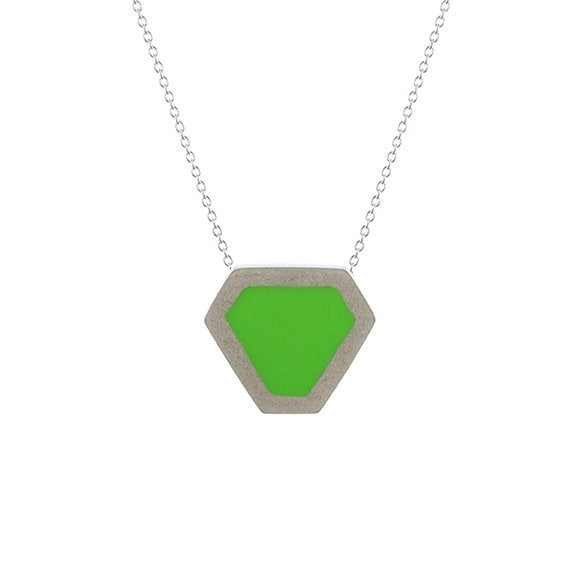 Tronqué triangle pendant - small