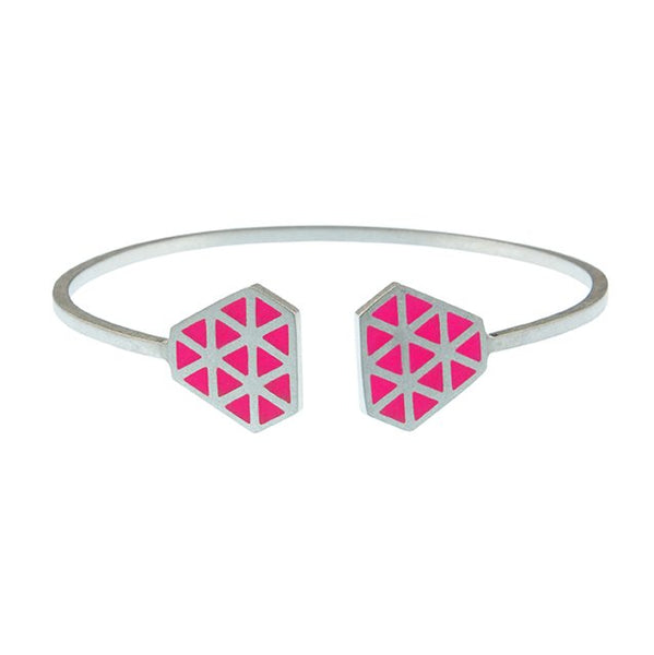 Iso tronqué triangle open adjustable bangle