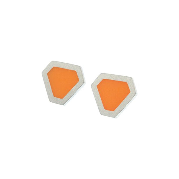 Tronqué triangle stud earrings