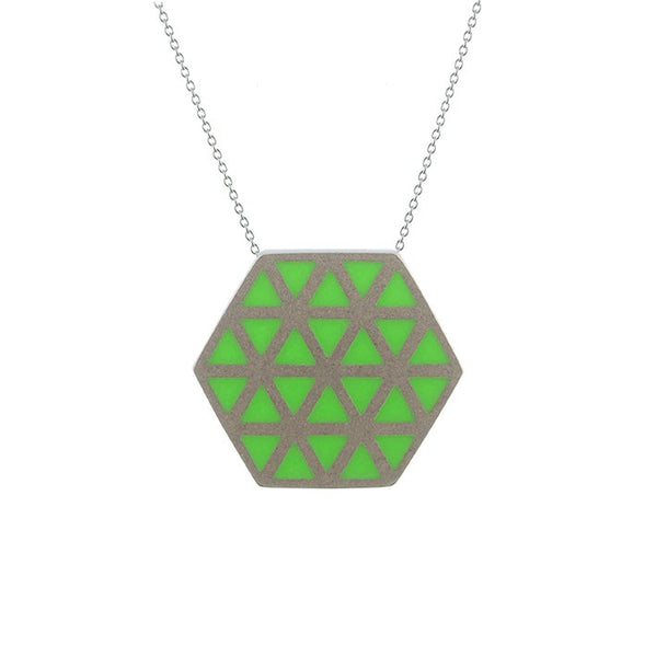 Iso hex pendant - medium