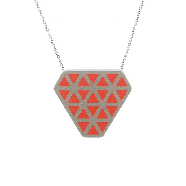 Iso tronqué triangle pendant - medium