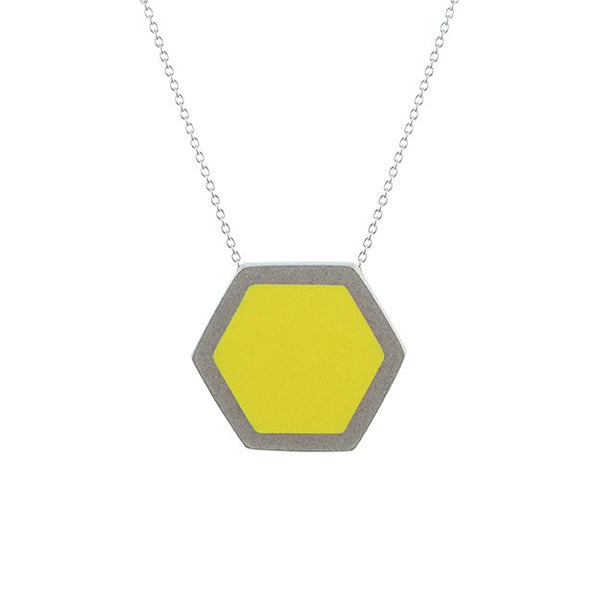 Hex pendant - medium