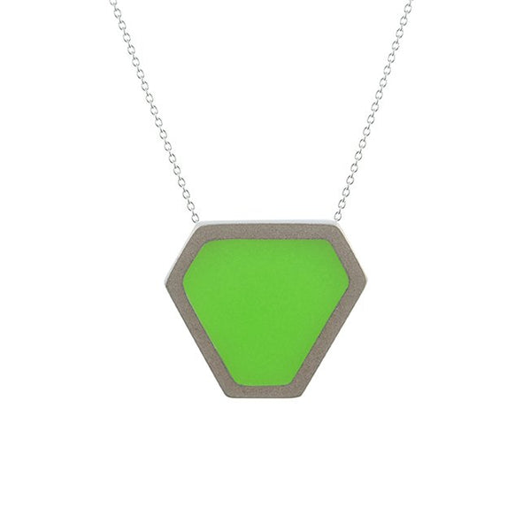 Tronqué triangle pendant - medium