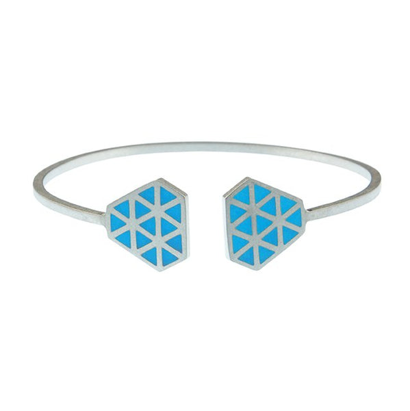 Iso tronqué triangle open adjustable bangle