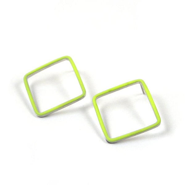 Losange stud earrings - large