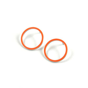 Cercle stud earrings - medium