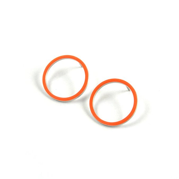 Cercle stud earrings - medium