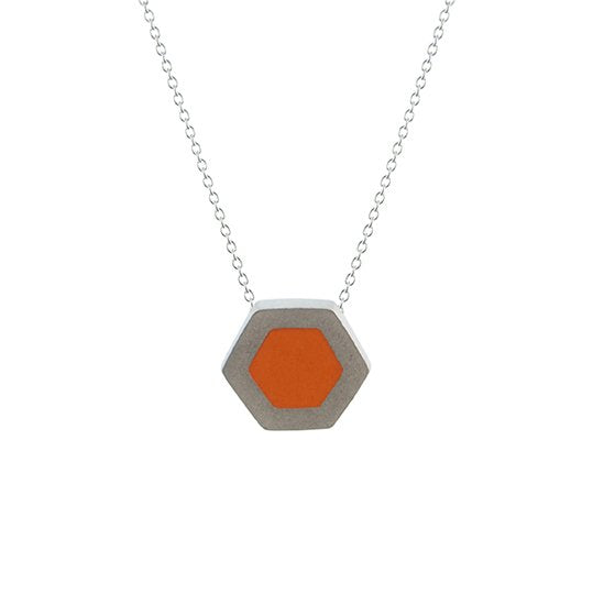 Hex pendant - small