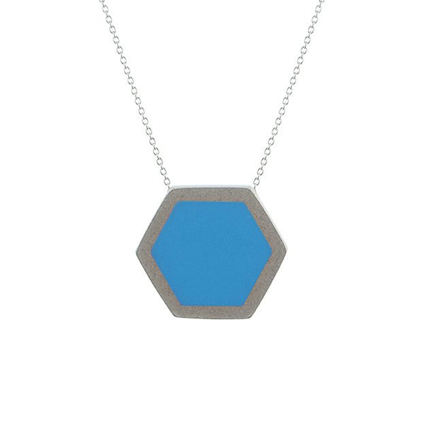 Hex pendant - medium
