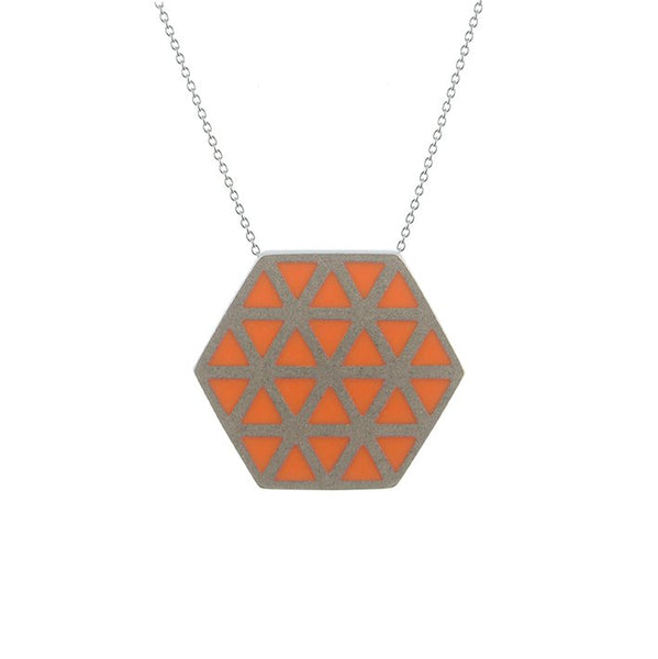 Iso hex pendant - medium