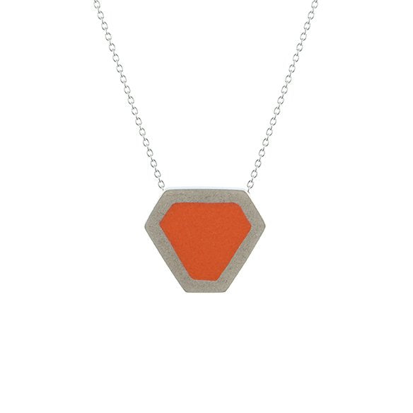 Tronqué triangle pendant - small