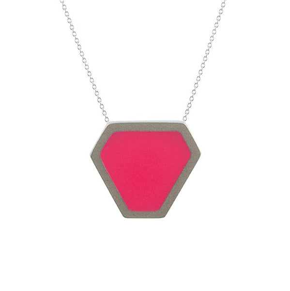 Tronqué triangle pendant - medium
