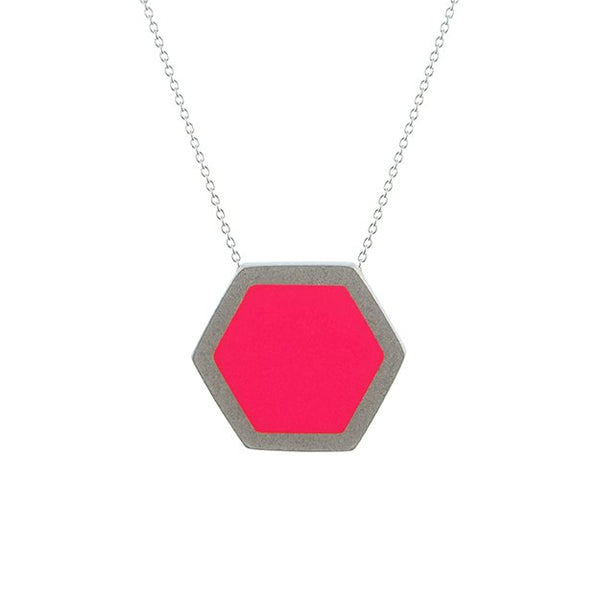 Hex pendant - medium