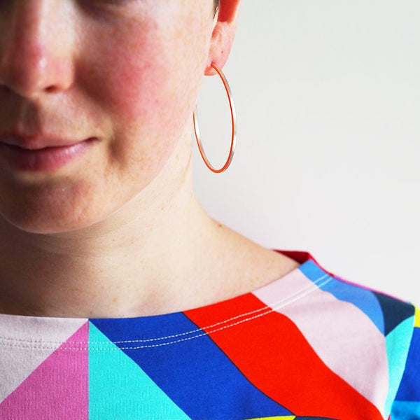 Créole cercles hoop earrings - large