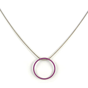 Cercle pendant - large - on a 18''chain