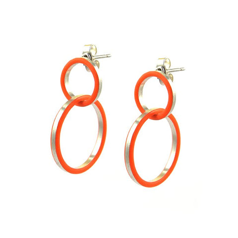 Cercle deux earrings - small-medium